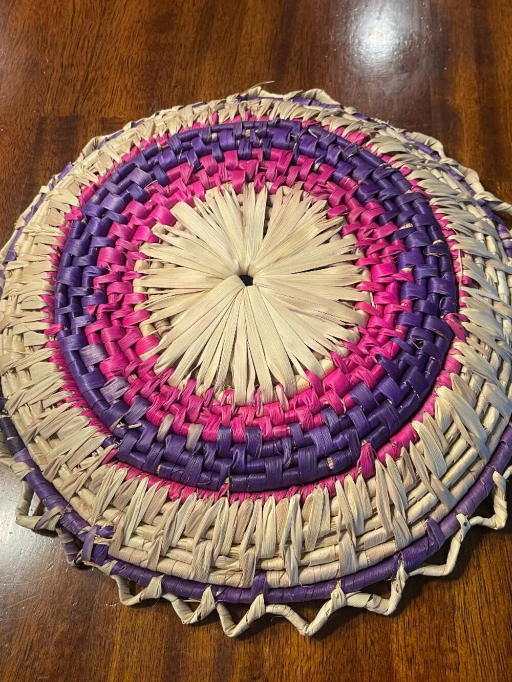 Handwoven Purple Pink 12